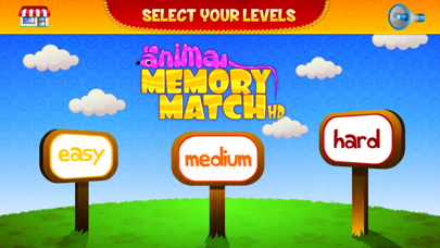 Screenshot #1 pour Animal Matching Game-HD