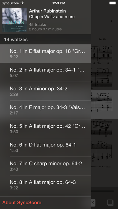 Screenshot #3 pour Chopin Works - SyncScore