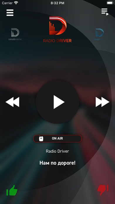 Radio Driver Screenshot