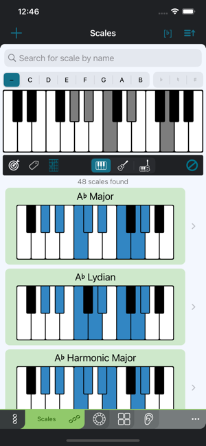 Tonalität: Musiktheorie-Screenshot