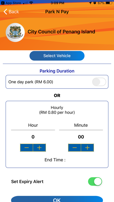 Penang Smart Parking Screenshot