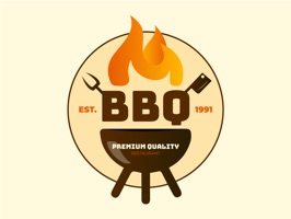 Barbeque BBQ Grill Stickers