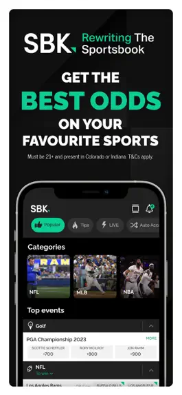 Game screenshot SBK Sportsbook: CO & IN mod apk