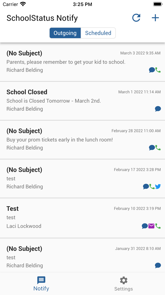 #2. SchoolStatus Notify (iOS) 由: SchoolStatus