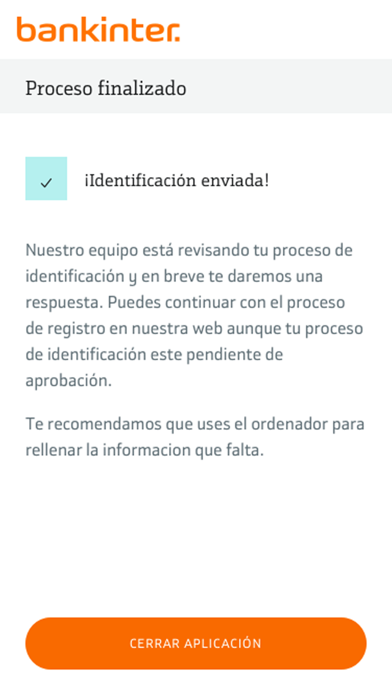 Bankinter ID Screenshot