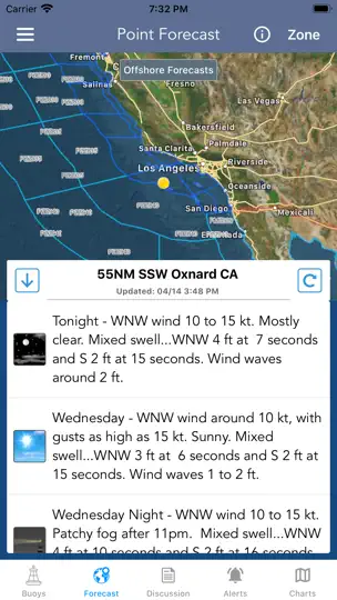 Marine Weather Forecast Pro iPhone Screenshot 2
