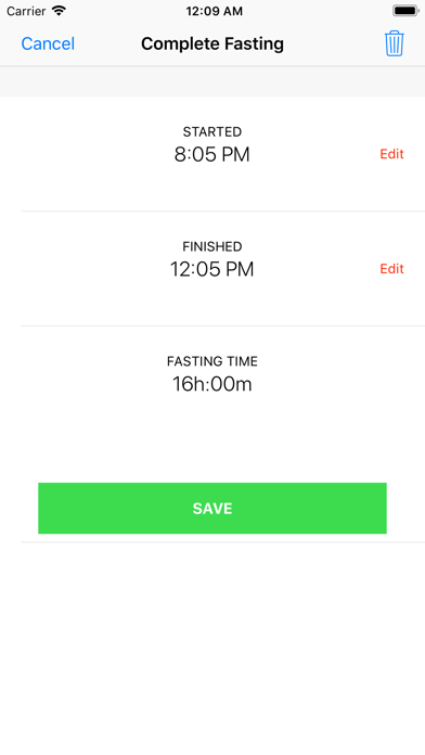 Screenshot #3 pour Empty - Fasting Tracker