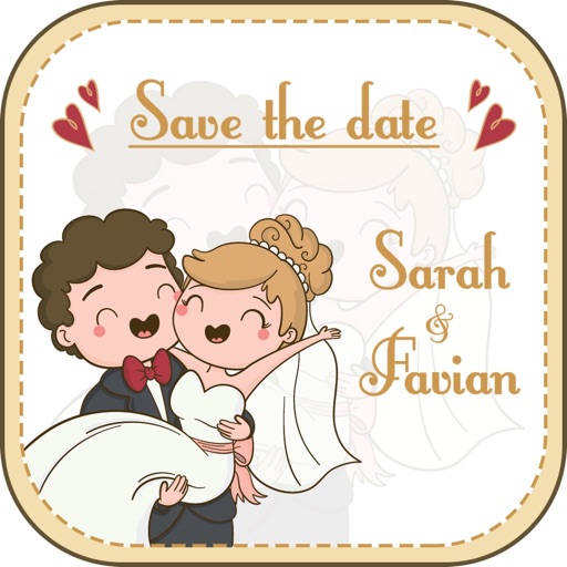 Save The Date Invitation Card icon