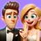 Play as a couple in love who need to be dressed for their wedding ceremony