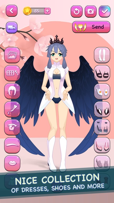 Anime Dolls Dress Up Game Screenshot