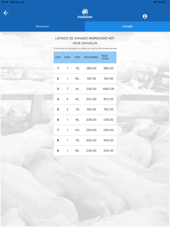 Subastanet iPad screenshot 10 - Utilities app