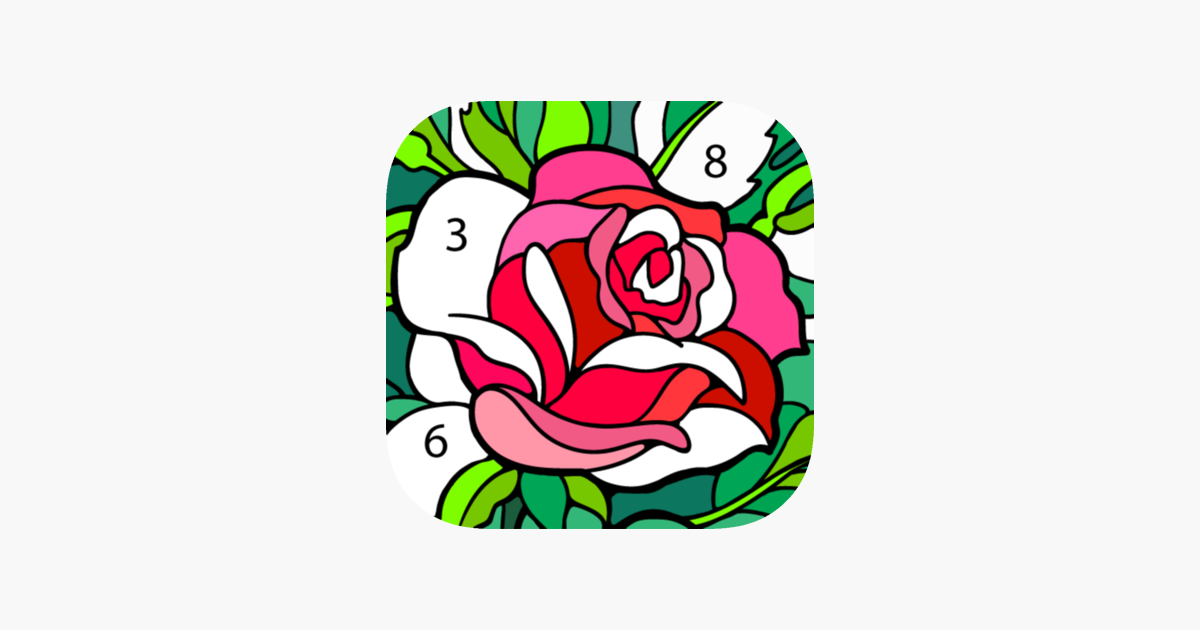  happy color kleuren op nummer in de app store