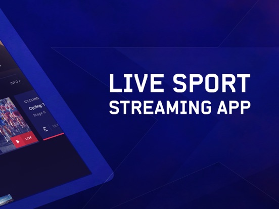 Eurosport Player iPad app afbeelding 2