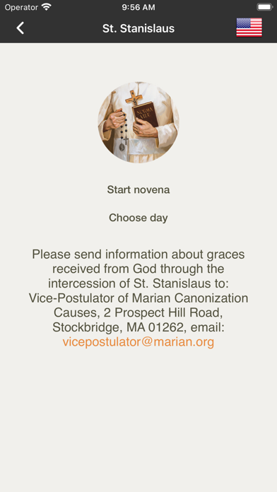 Stanislaus Papczynski Novena Screenshot