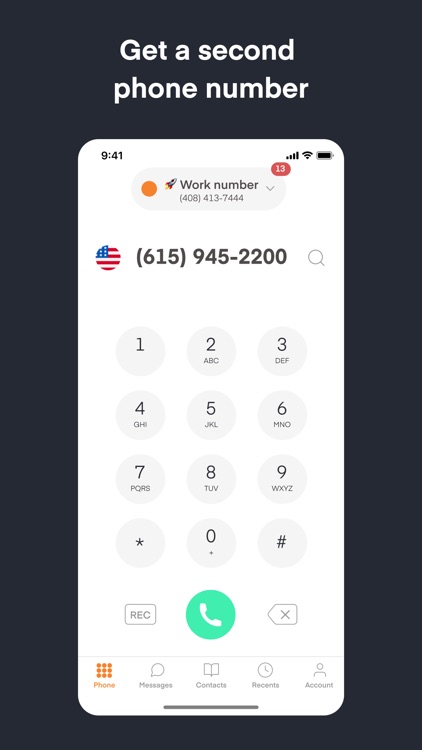 Phoner: Second Phone Number screenshot-0