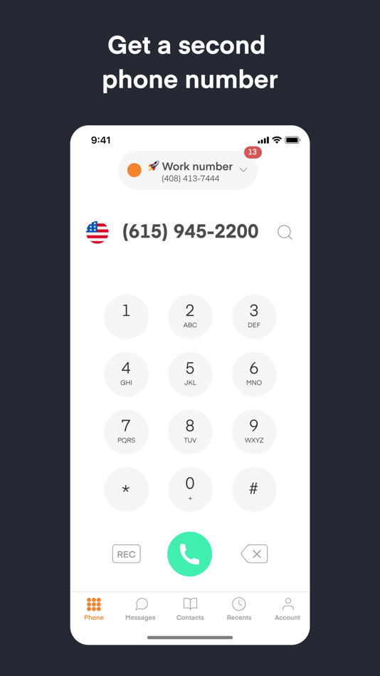 Phoner: Second Phone Number - 6.08 - (iOS)