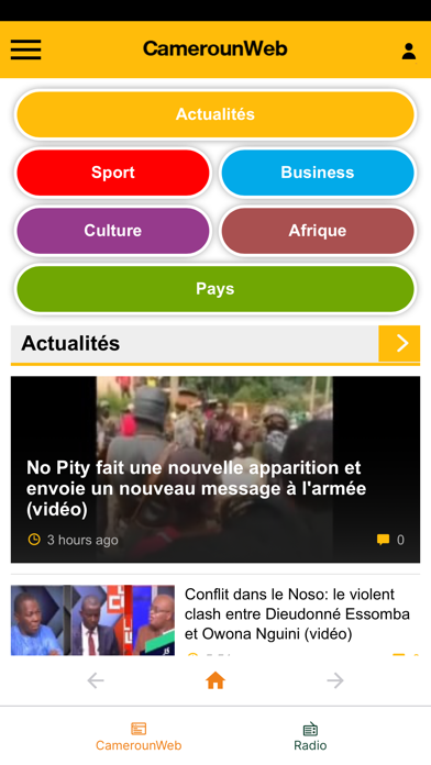 CamerounWeb Screenshot