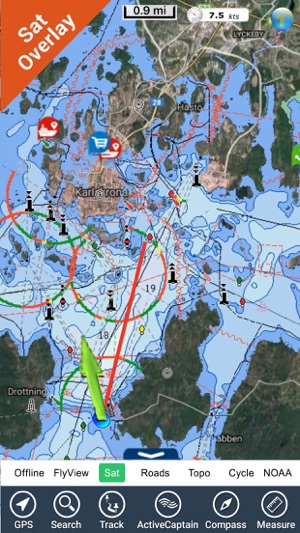 Marine : Sweden South East - GPS Map Navigator(圖3)-速報App