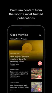 curio - audio journalism iphone screenshot 2