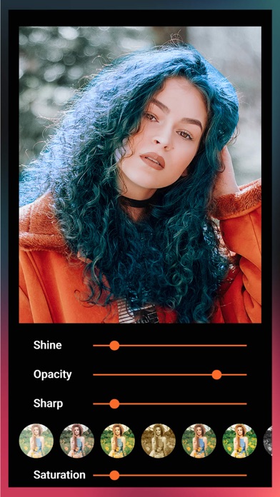 Hair Color Changer-Makeup Tool Screenshot