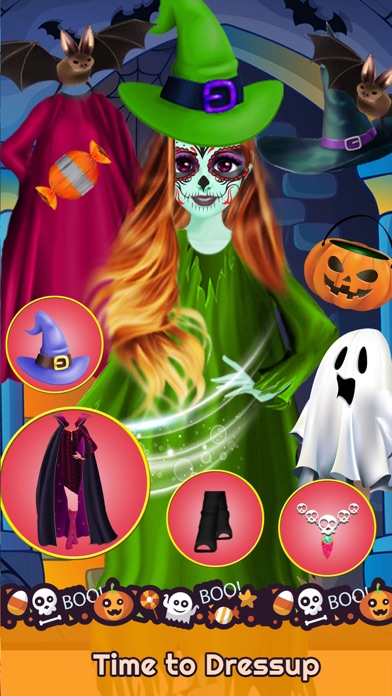 Halloween Makeup & Spa Salon Screenshot
