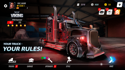 Big Rig Racing:Truck drag race Screenshot