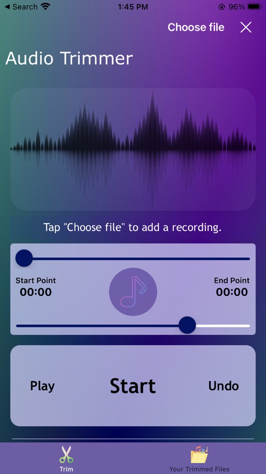 #2. Audio Trimmer - Editor (iOS) By: Celestine Nishimwe