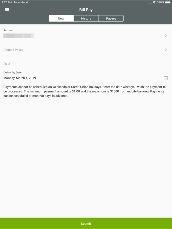 Saco Valley Credit Union iPad screenshot 4 - Finance app