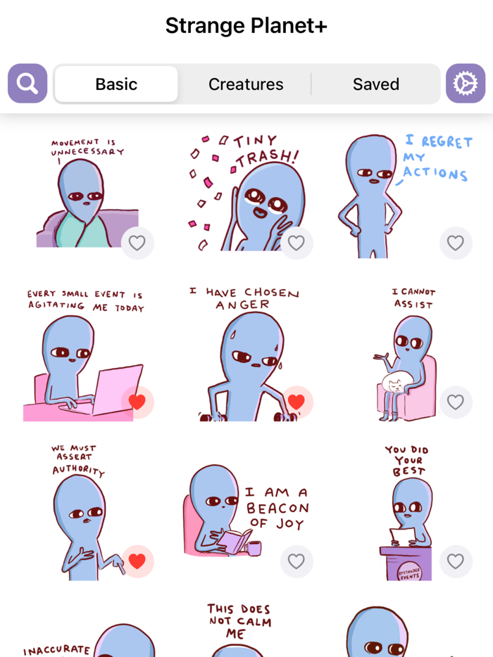 Strange Planet Stickers