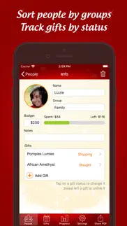 the christmas gift list pro iphone screenshot 2