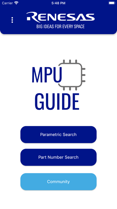 Renesas MPU Guide Screenshot