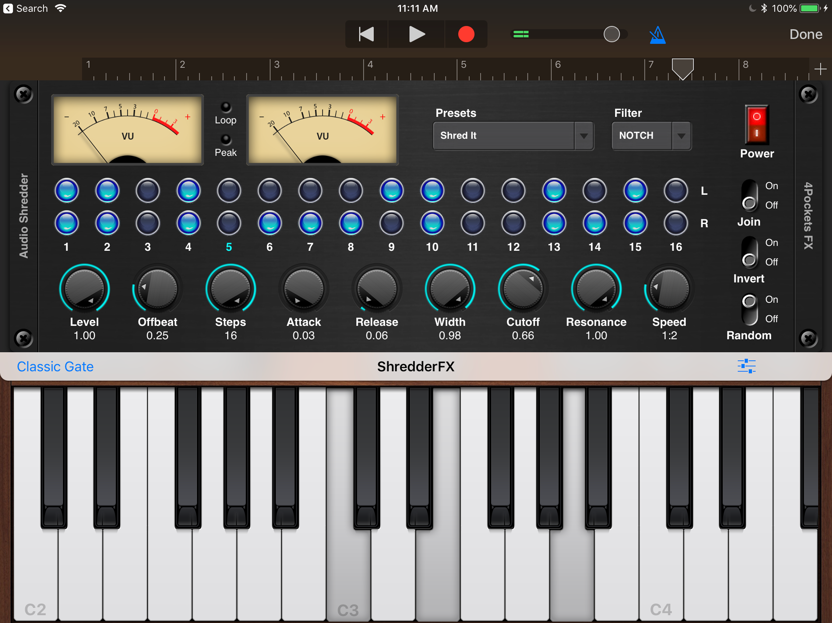 Audio Shredder AUv3 Plugin screenshot 4