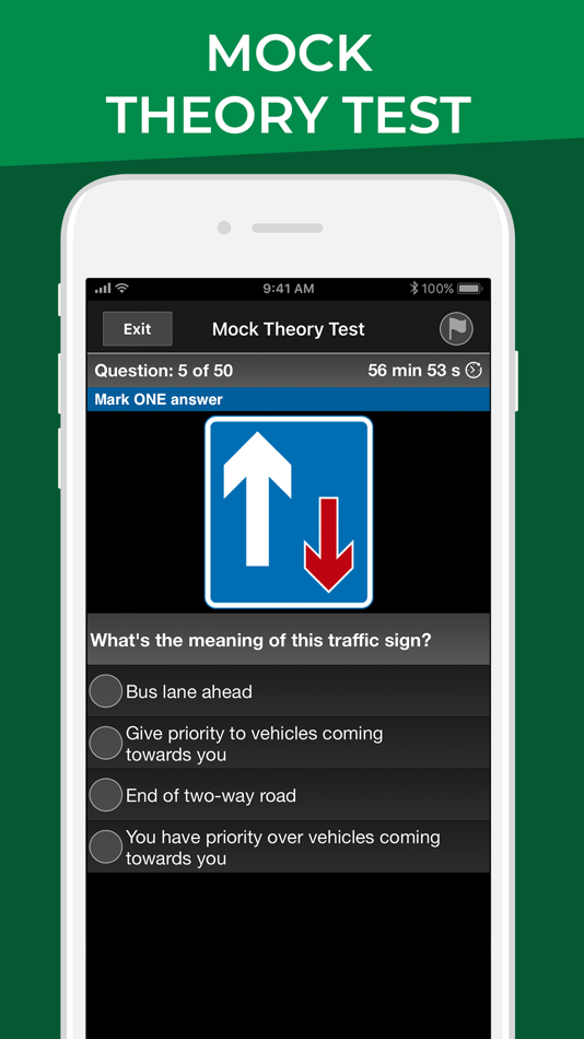 #2. Car Drivers Theory Test UK (iOS) By: Iteration Mobile S.L