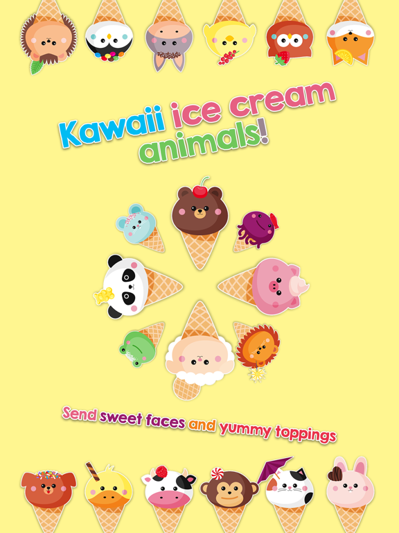 Screenshot #4 pour Kawaii Ice Cream Animals