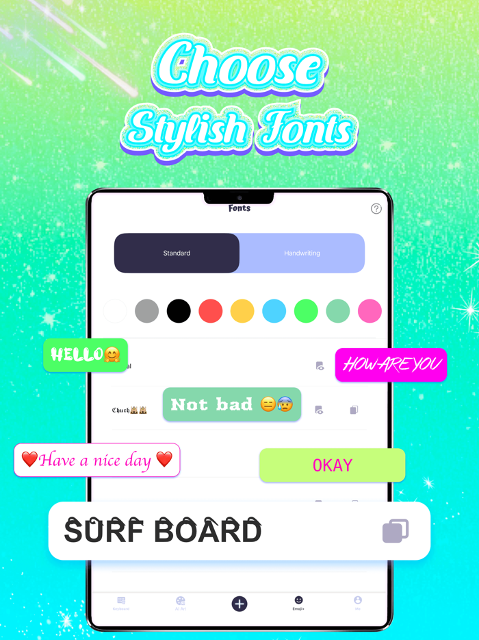 V Keyboard - DIY Themes Fonts