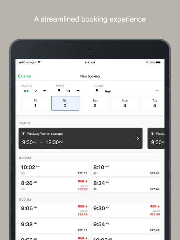 Saddle Creek Golf Club iPad screenshot 1 - Sports app