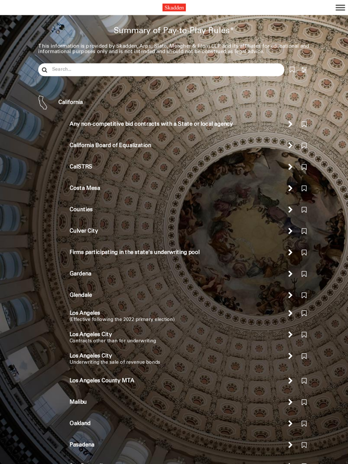 Skadden Political Law