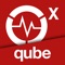 The simulation system qubeX, is an an ECG monitor with a fully integrated AED function and a dynamic 12-channel ECG, a wireless control unit for instructors and an external skill trainer for auscultation, blood sugar and temperature measurements on the patient