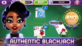 myvegas blackjack – casino iphone screenshot 2