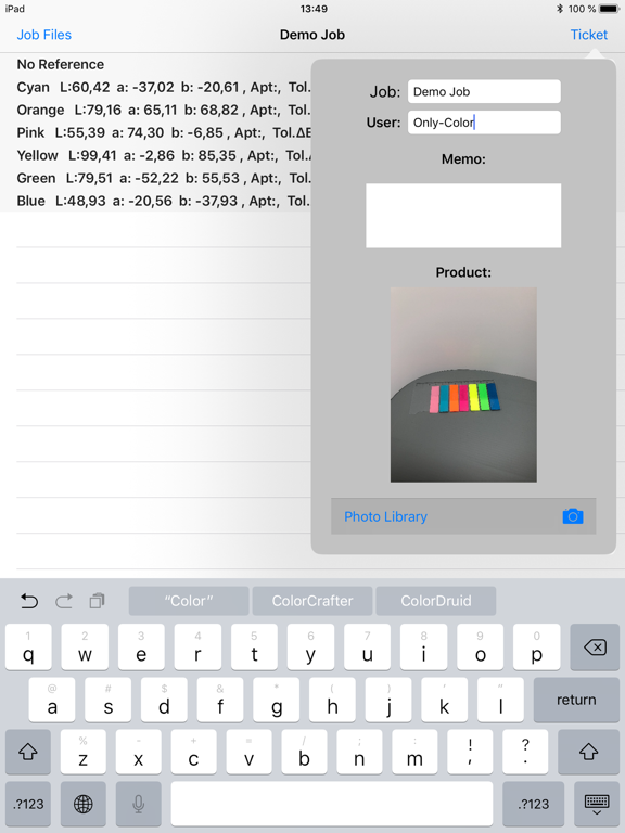 Screenshot #5 pour ColorDruid Measure