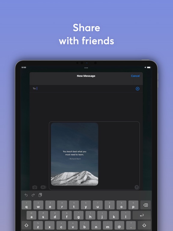 Quotle - Daily Quotes iPad screenshot 6 - Health & Fitness app