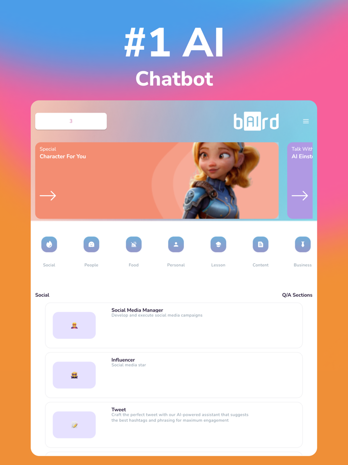 Baird Fast AI Chatbot Ask AI