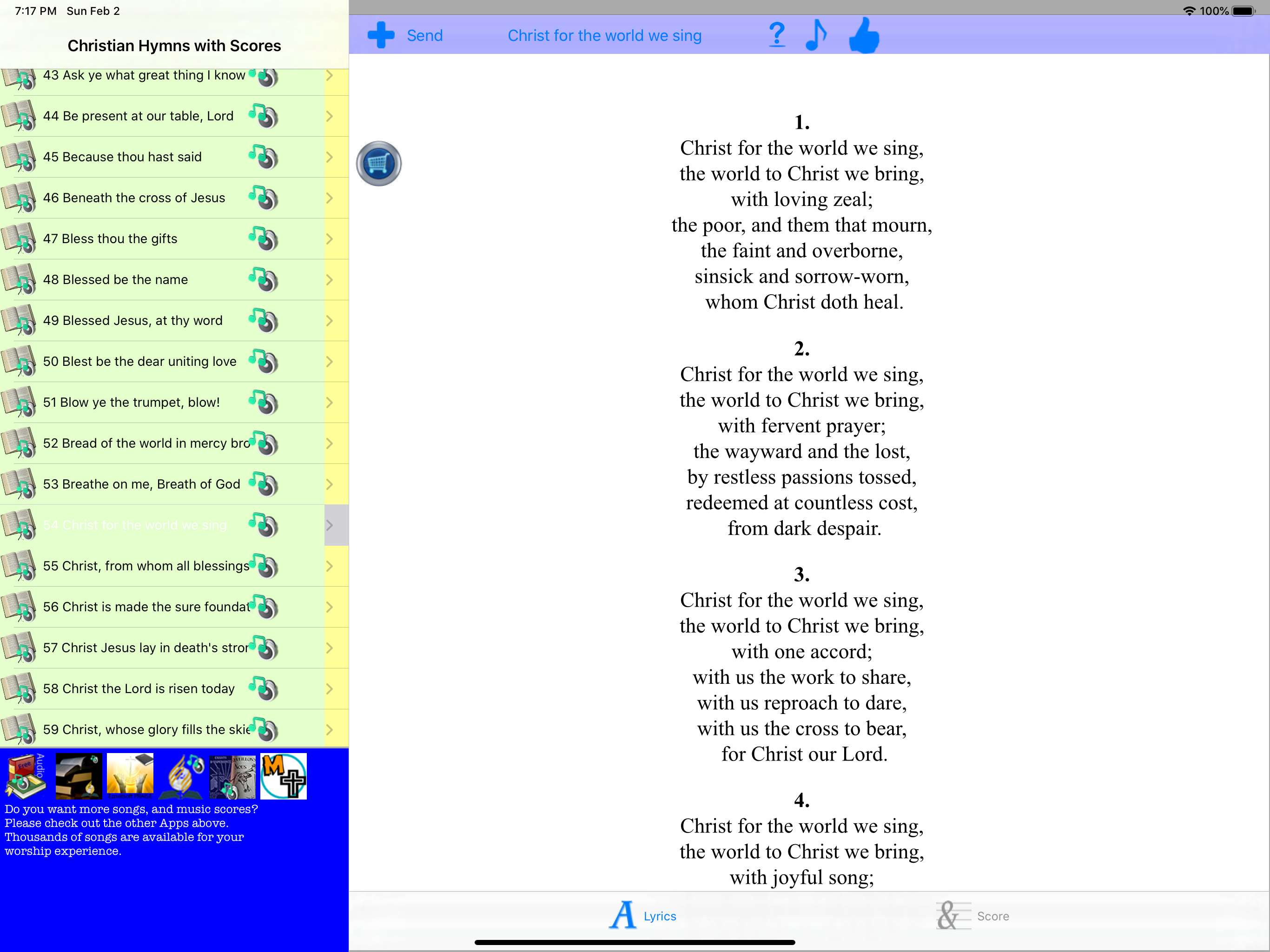 Worship Scores Lyrics & Tunes screenshot 6