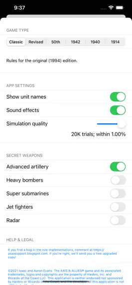 Game screenshot Probability for Axis & Allies® apk