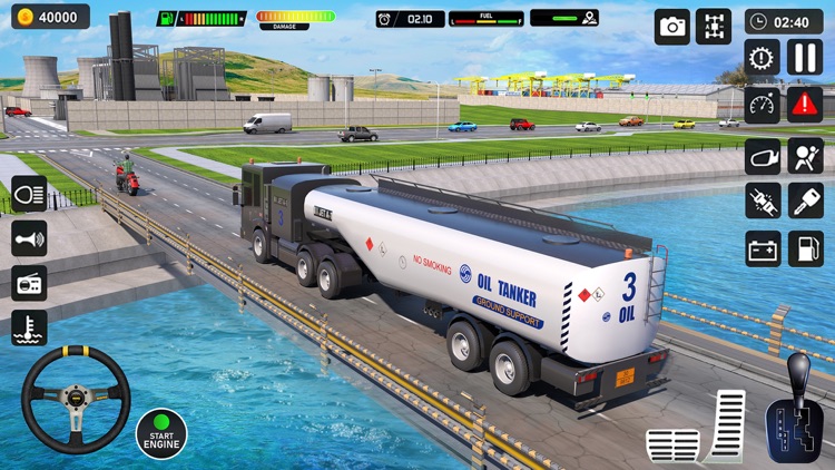 Oil Tanker Truck Driver Games screenshot-6