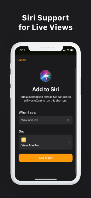 HomeKit 截图的 HomeCam