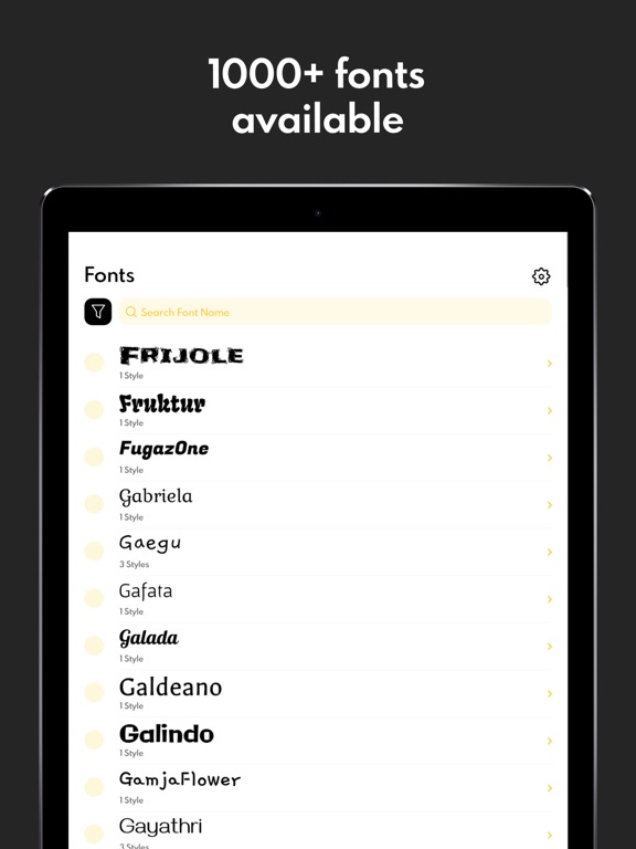Fonts for iPhones & iPads screenshot 3