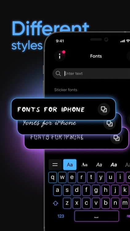 Aesthetic Fonts Keyboard