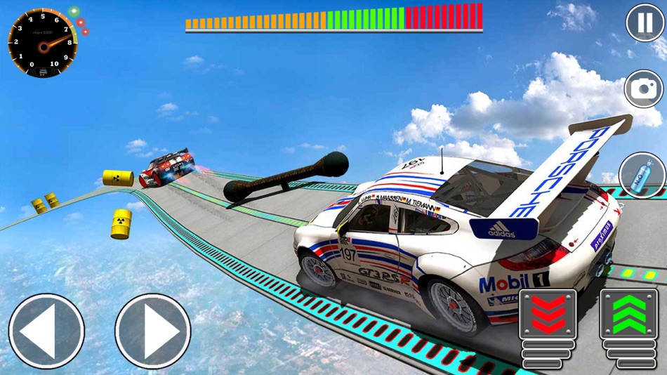 #5. Mega Ramp Car Stunts Race Game (iOS) 由: Bilal Ahmad