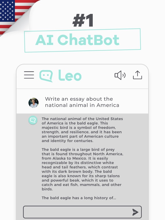 Leo AI App - Deep LLM Chatbot iPad screenshot 1 - Productivity app